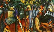 August Macke Zoological Garden I oil painting